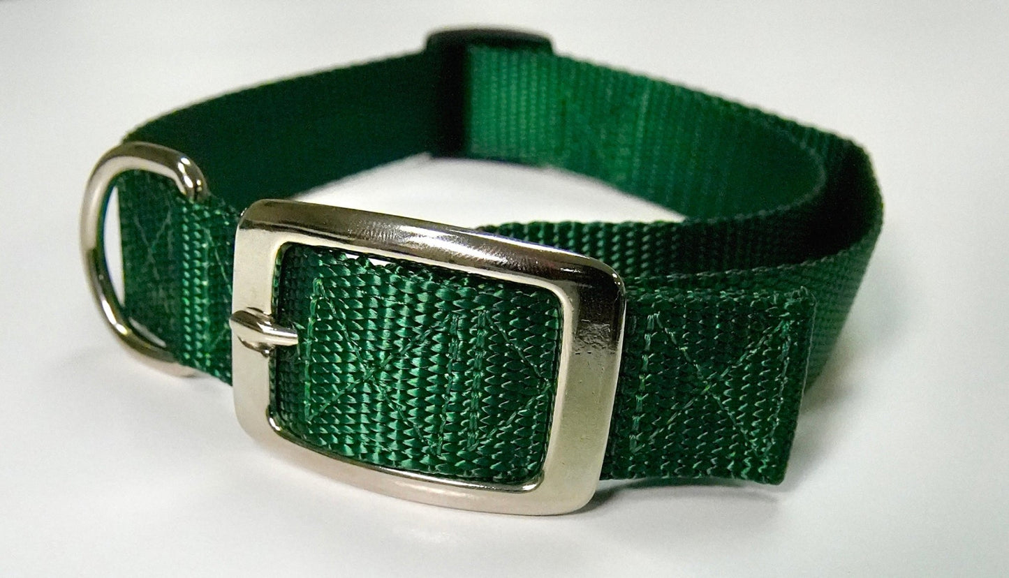 Flat Buckle Dog Collar (Adjustable) - McCann Professional Dog Trainers