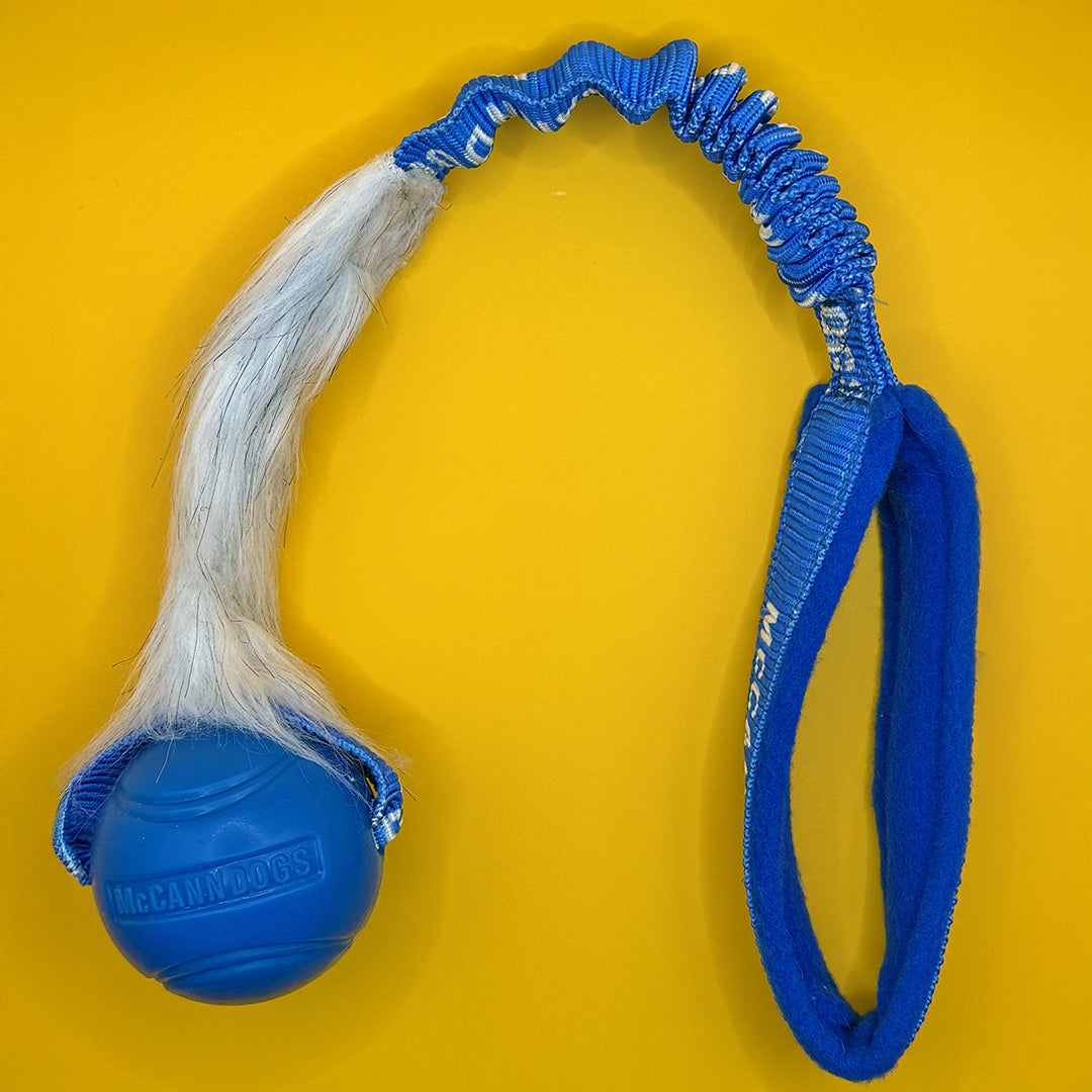 McCann Dogs Fuzzy Ball Tug Toy