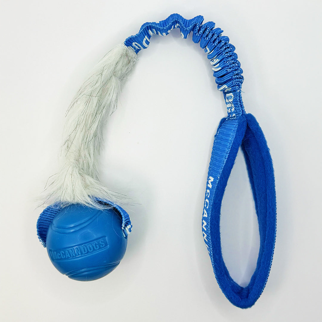 McCann Dogs Fuzzy Ball Tug Toy