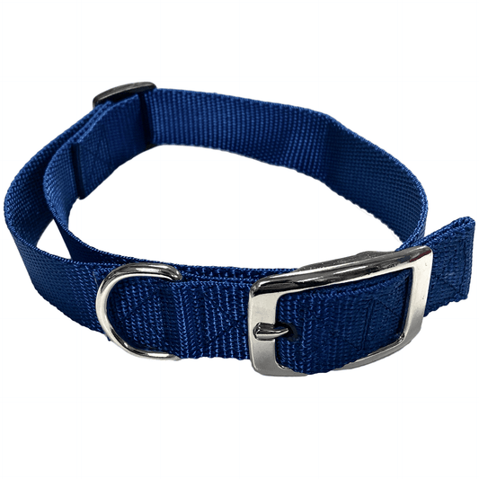Flat Buckle Dog Collar (Adjustable) - McCann Professional Dog Trainers