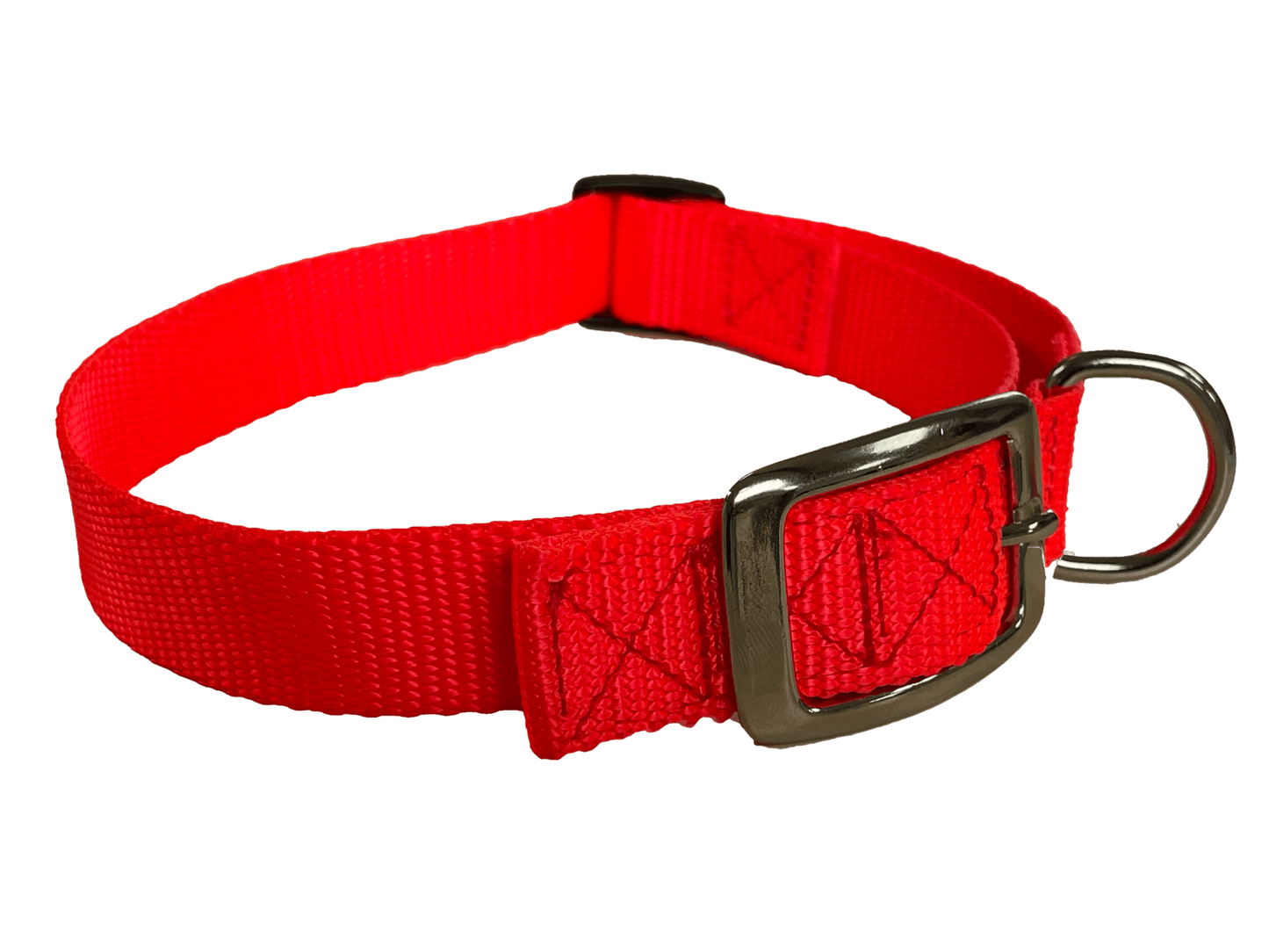 Large Flat Buckle Dog Collar (Adjustable) - McCann Professional Dog Trainers